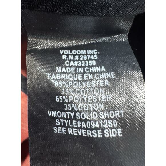 Volcom Corps Class Shorts Rust Red Cotton Twill Chino Flat Front Hiking SZ 38 - Picture 10 of 12